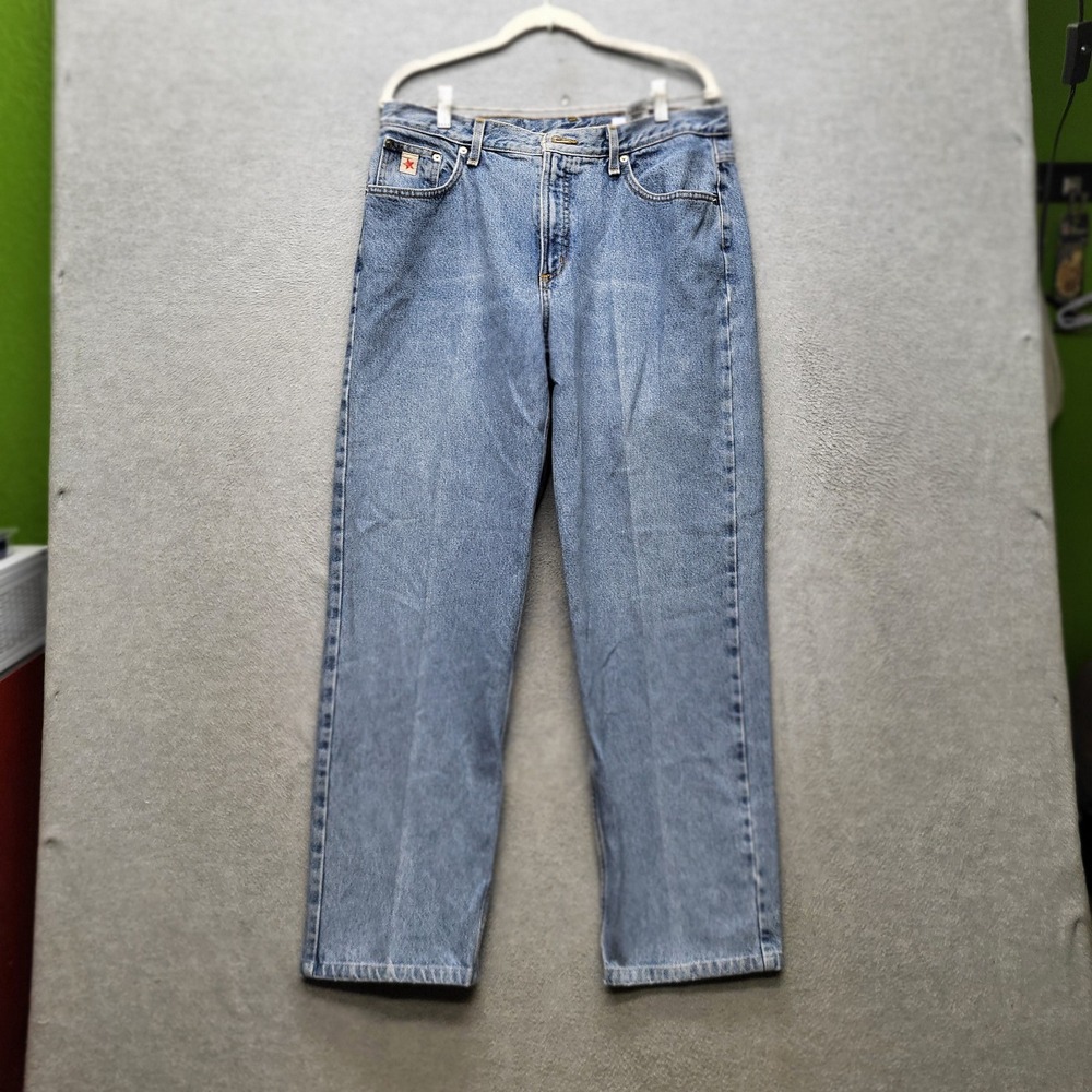 VINTAGE Rockies Women Jeans 15R Blue Denim Relaxed Westerncore 31" Inseam